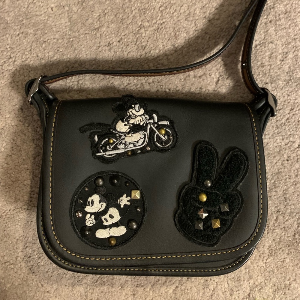 Coach Disney Mickey Mouse Patricia Patch Crossbody